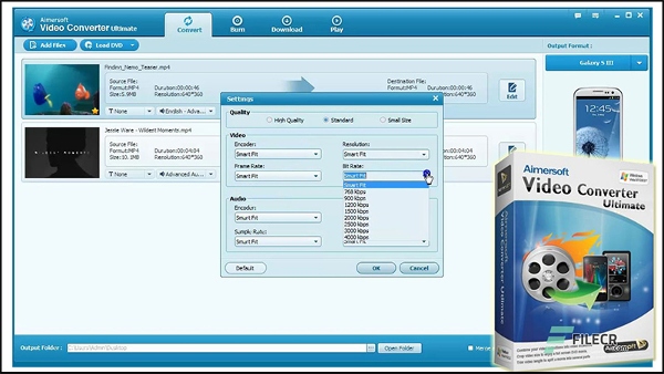 Phần mềm Aimersoft Video Converter Ultimate