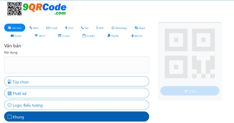 Phần mềm 9QRCode.com