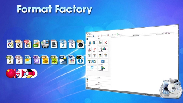 Giao diện phần mềm Format Factory