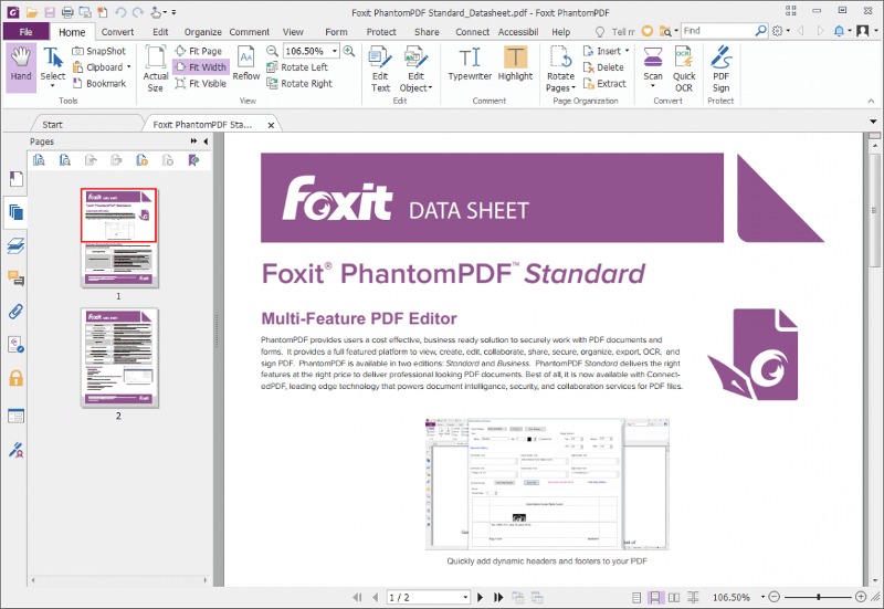 Phần mềm Foxit Phantom PDF