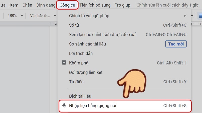 Phần mềm Google Docs