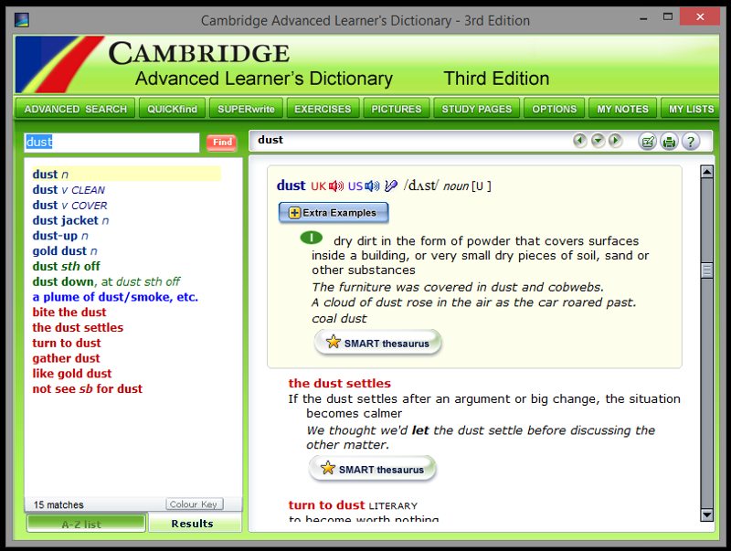 Phần mềm Cambridge Dictionary