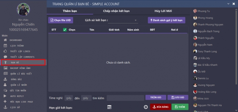 Phần mềm Simple Account