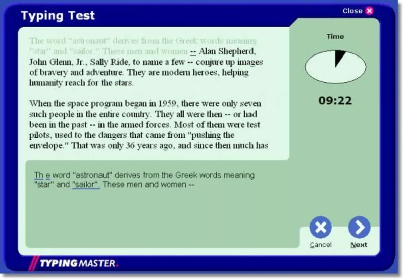 Phần mềm tập đánh máy 10 ngón Typing Test