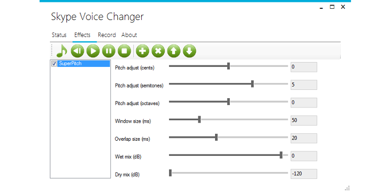 phần mềm thay đổi giọng nói Skype Voice Changer