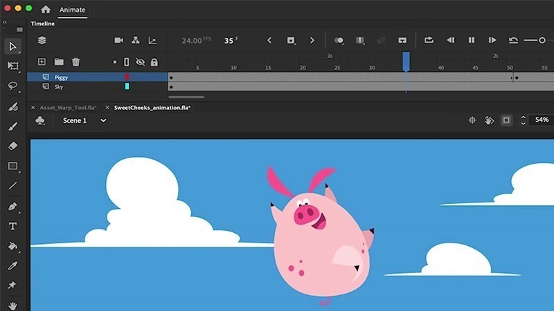 Phần mềm Adobe Animate