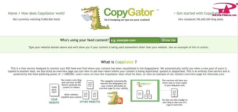 Phần mềm Copygator - Phần mềm quét đạo văn