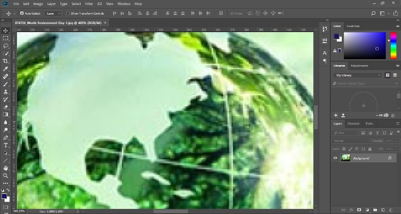 Chỉnh sửa ảnh Bitmap trong photoshop