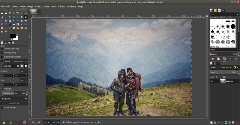 Phần mềm photoshop trên máy tính GIMP