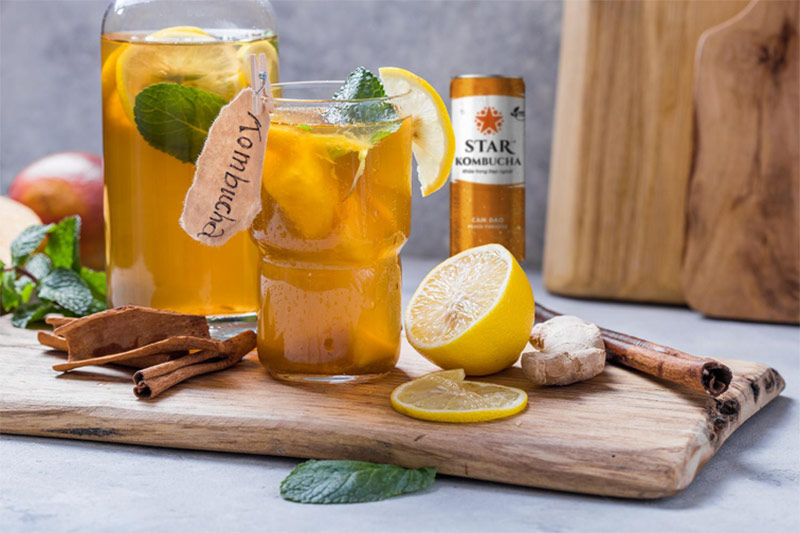 Trà Kombucha rất có lợi cho hệ tiêu hóa của con người