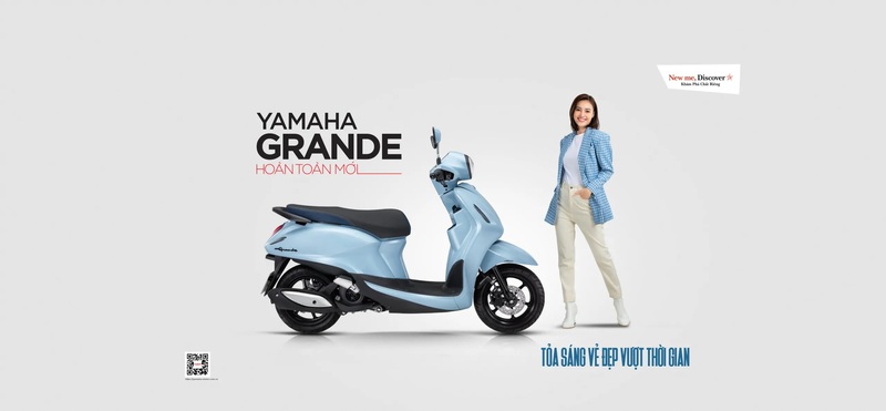 Thương hiệu xe máy Yamaha Grande sành điệu