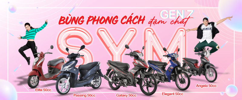 dòng xe phiên bản đặc biệt cho genz của sym