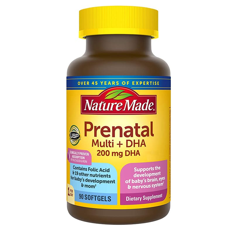 Vitamin tổng hợp Nature Made Prenatal DHA xuất xứ từ Hoa Kỳ