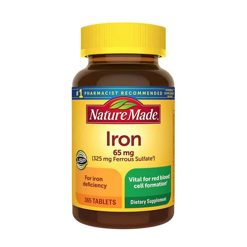 Viên thuốc vitamin tổng hợp cho bà bầu Nature Made Iron