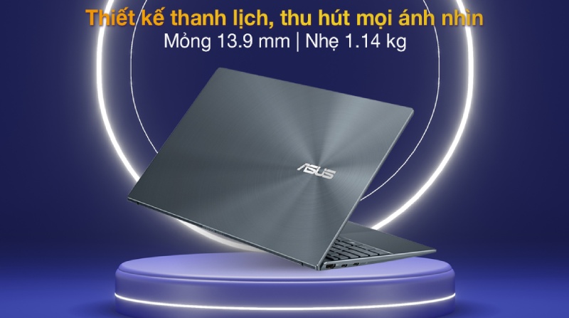 Kích thước đang mơ ước của một chiếc laptop văn phòng mỏng nhẹ