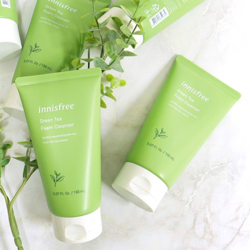 Sữa rửa mặt Innisfree Green Tea Foam Cleanser