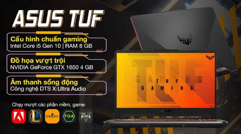 Asus TUF Gaming FX506LHB có thể cân được nhiều thể loại game khác nhau