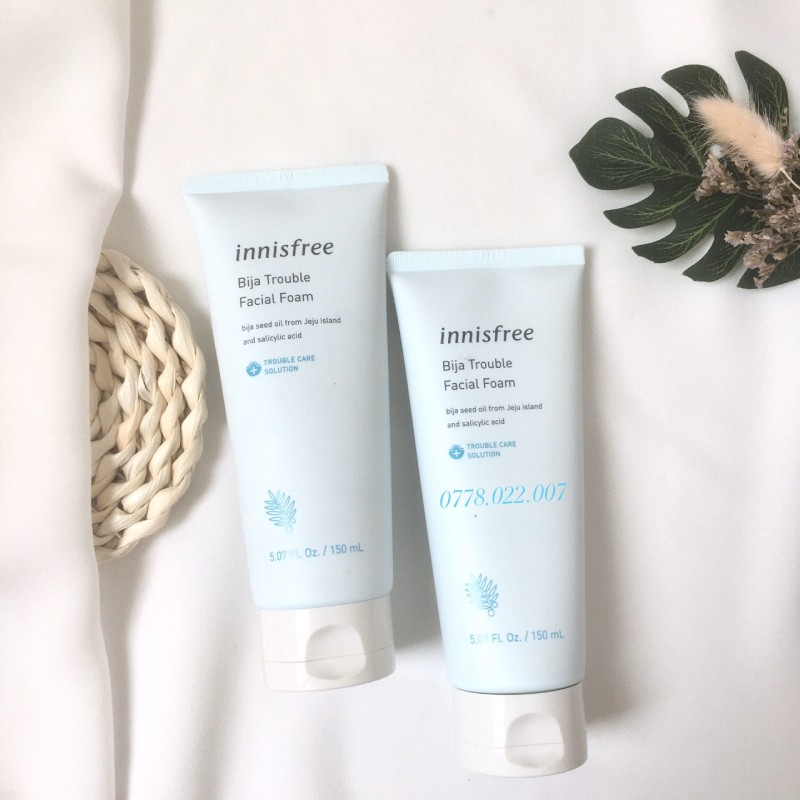 Sữa rửa mặt Innisfree Bija Trouble Facial Foam