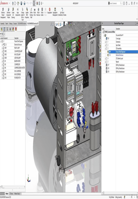 SolidWorks Electrical - Thiết kế cơ điện 3D chuyên nghiệp