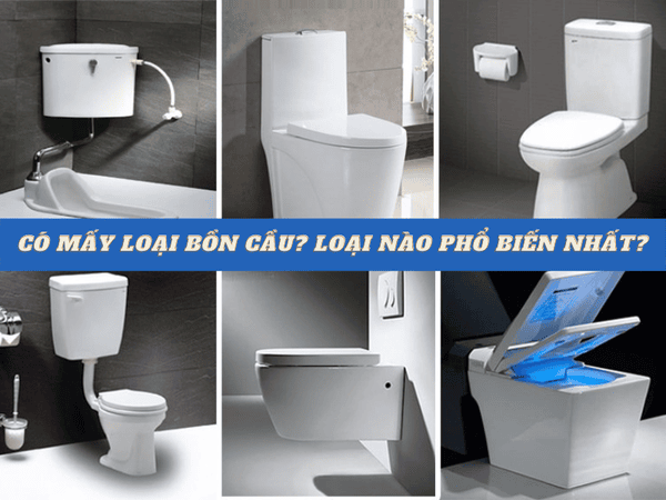 Phân biệt các loại bồn cầu phổ biến hiện nay trên thị trường