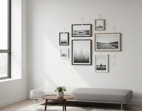 Cách treo khung ảnh không cần khoan tường đẹp, chắc chắn, dễ làm