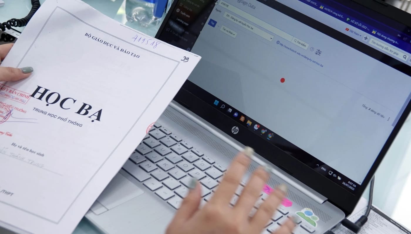 Xét tuyển học bạ