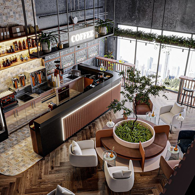 Nội thất quán cafe đẹp, tối ưu không gian và trải nghiệm