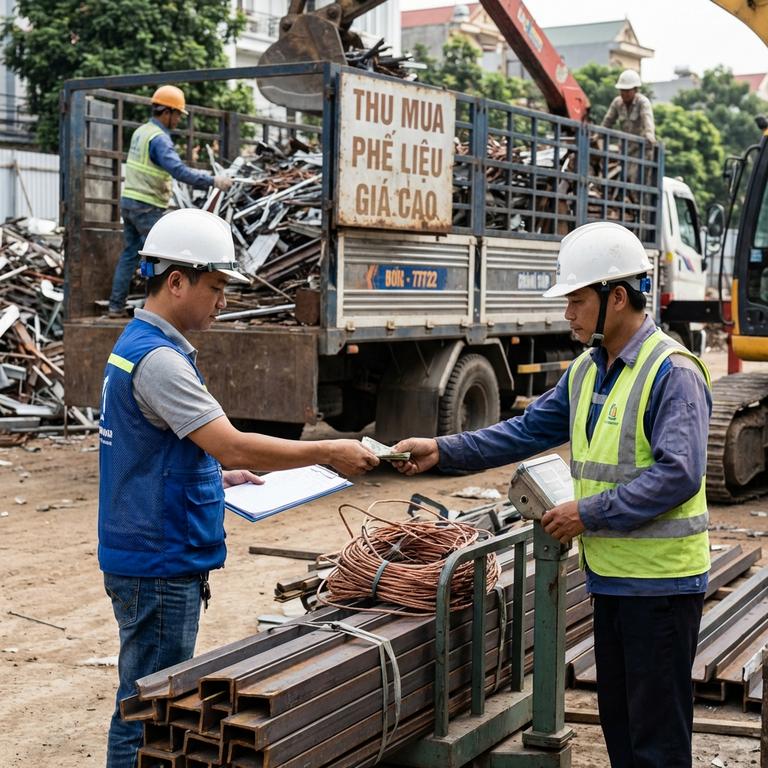 Tối ưu giá trị khi thanh toán phế liệu