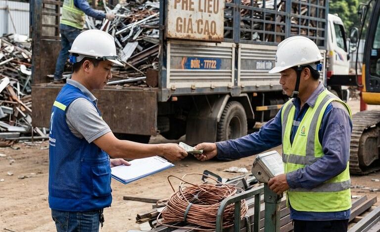 Thu mua phế liệu tận nơi: Mẹo phân loại và tránh bị ép giá