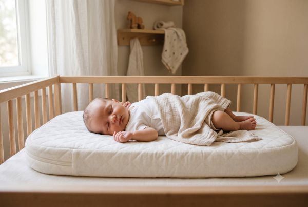 Bé sơ sinh nên nằm đệm gì để ngủ an toàn?