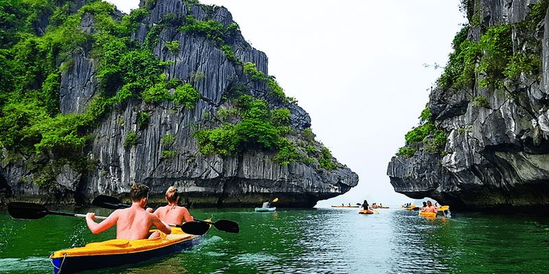 Hoạt động chèo kayak
