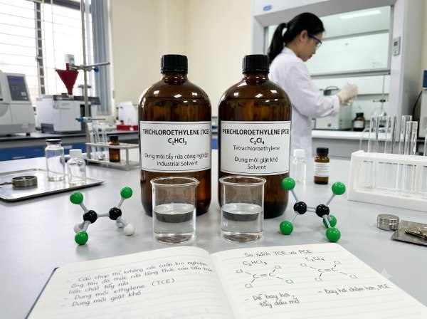 Trichloroethylene và Perchloroethylene khác nhau thế nào?