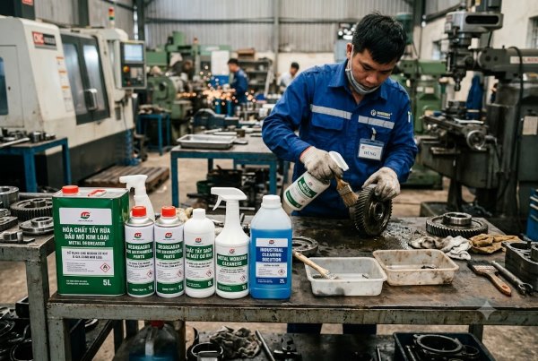 Hóa chất tẩy rửa cho ngành cơ khí